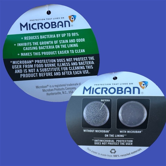 NWT-Arctic Zone 2 Compartment Insulated Lunch Box W/Microban Technology - Picture 4 of 8